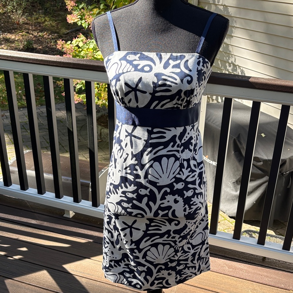 Vineyard Vines size 0 Navy and White Women's Dress